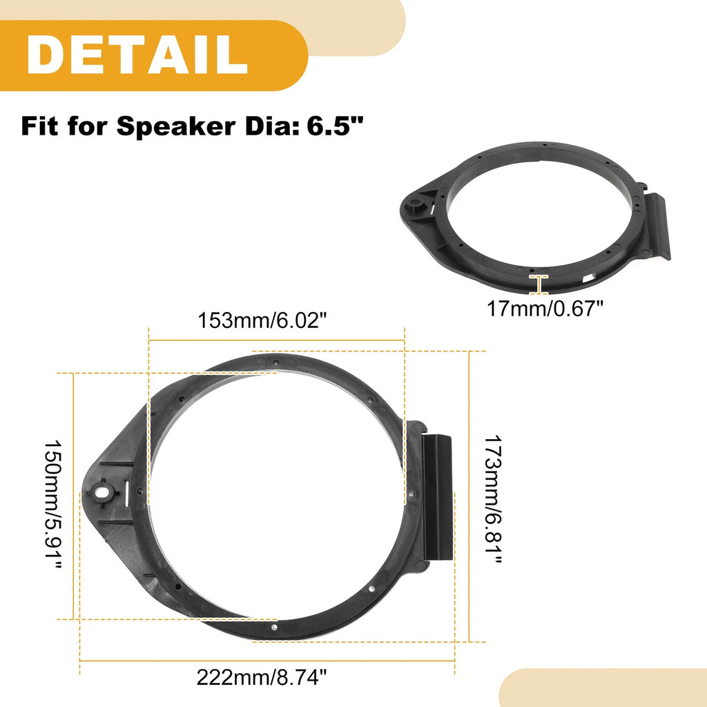 2X Speaker Spacer Ring Adapter for Buick Envision (2020–2021)