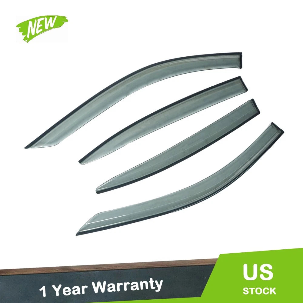 Window Visor Rain Guard for Infiniti Q50 (2014–2020) Smoke Tinted Acrylic