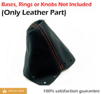 Leather Manual Shift Boot Cover for Nissan 300ZX (1990–1996) Orange Stitch