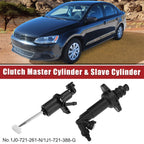 2X Clutch Slave Master Cylinder for Volkswagen (No. 1J0721261J/1J1721388G)