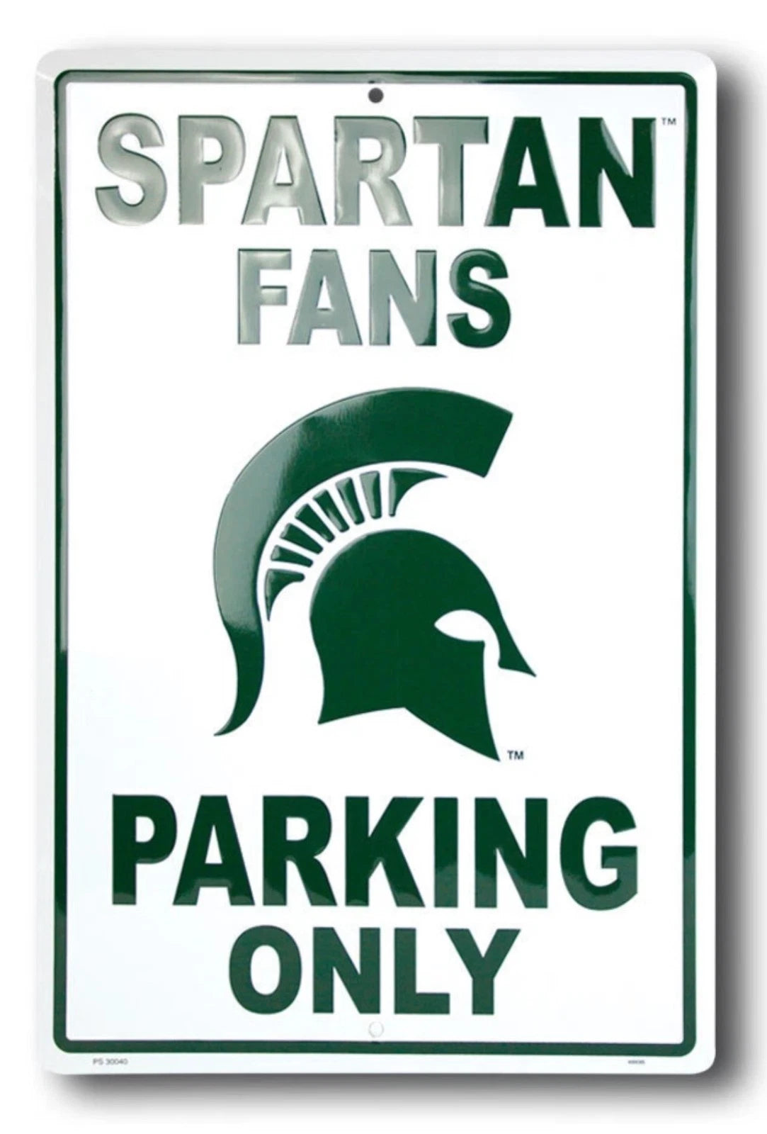 Metal Sign for Michigan State Fans 12"x18"