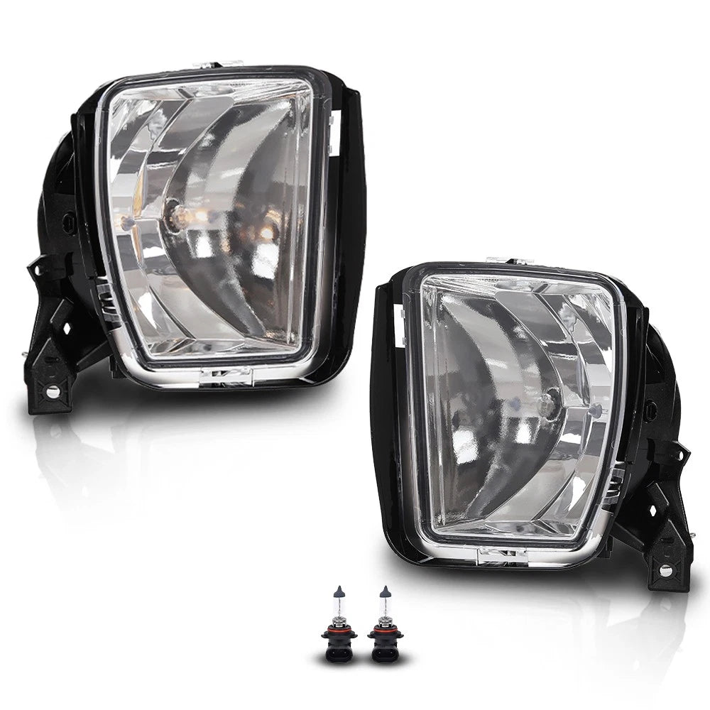 Set of 2 Clear Fog Lights for Dodge Ram 1500 (2013–2018)