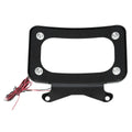 Curved License Plate Frame Mount LED Light for Harley Road Street