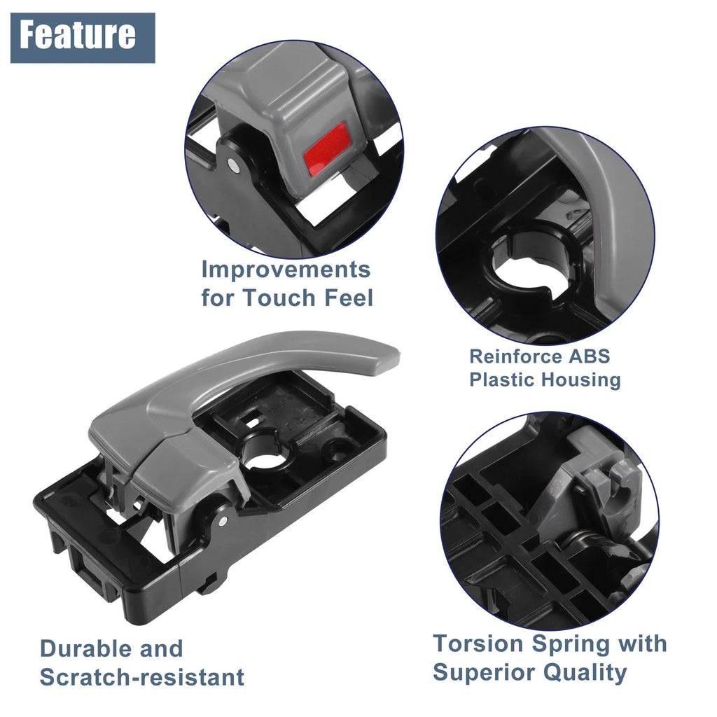 Right Interior Door Handle for Hyundai Tucson (2005–2009) No. 82620-2E000-LM