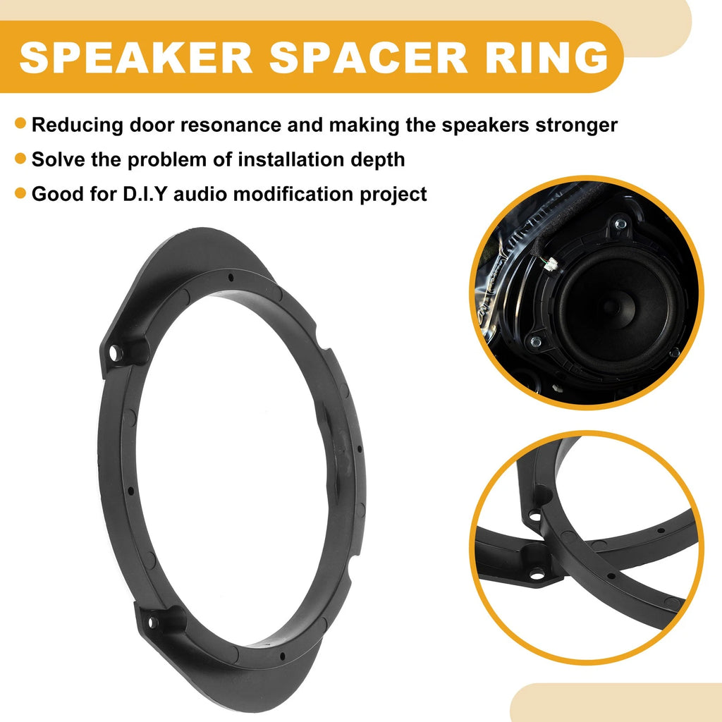 Set of 2 Speaker Spacer Rings for Mazda 8 (2011–2015)