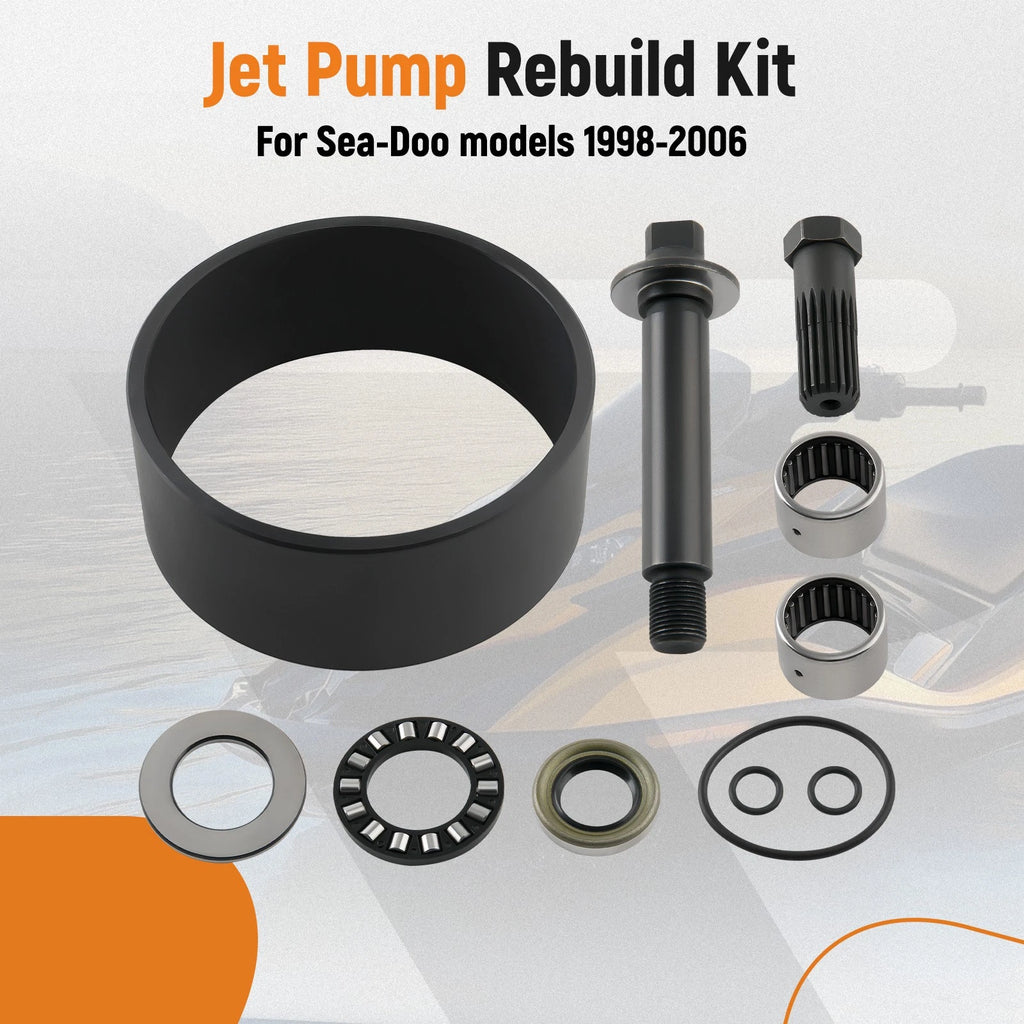 Jet Pump Rebuild Kit for SeaDoo (1998–2006) - Wear Ring, Impeller, Shaft Seal