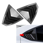 Rear Window Louver Cover Trim Carbon Fiber for Subaru WRX STI (2022–2025)