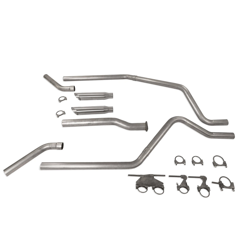 2.5" Dual Exhaust Kit for Dodge Ram 1500 (2019–2025) SC Clp Tip Cnr Ex
