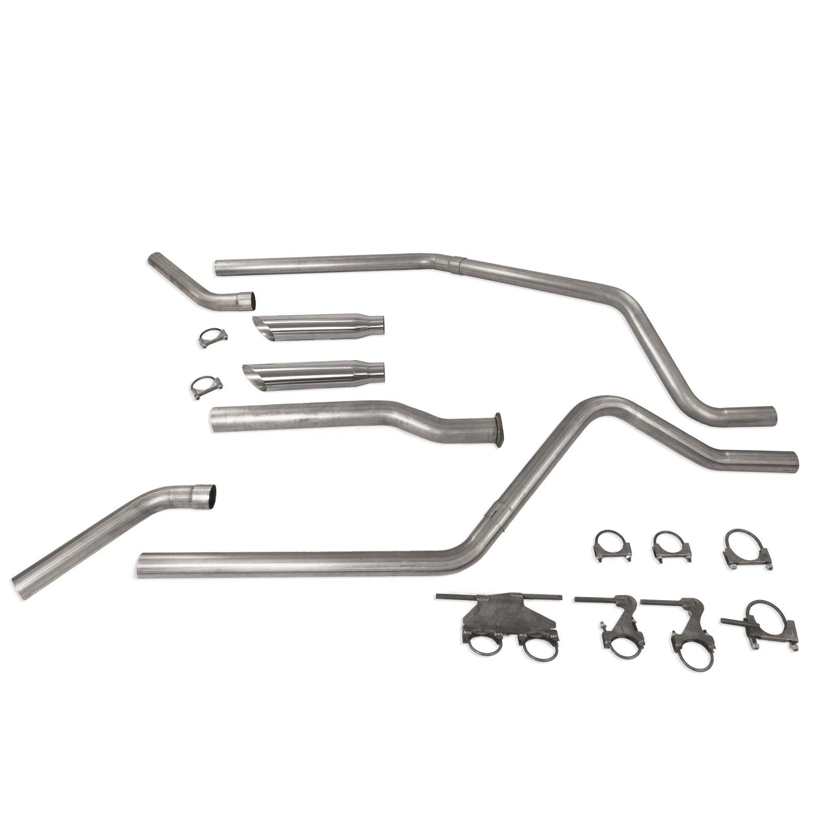 2.5" Dual Exhaust Kit for Dodge Ram 1500 (2019–2025) SC Clp Tip Cnr Ex
