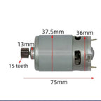 Replacement Motor for 550 Type Drill Systems (16.8V, 15 Tooth Output Gear)