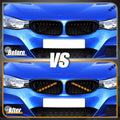 ABS Front Grille Trim Strips Cover Decor Yellow for BMW 1-4 Series