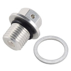 Magnetic Oil Drain Plug Bolt for Yamaha YZF R1 R6 FZ1 FZ6 MT-07/09 (2000–2023)