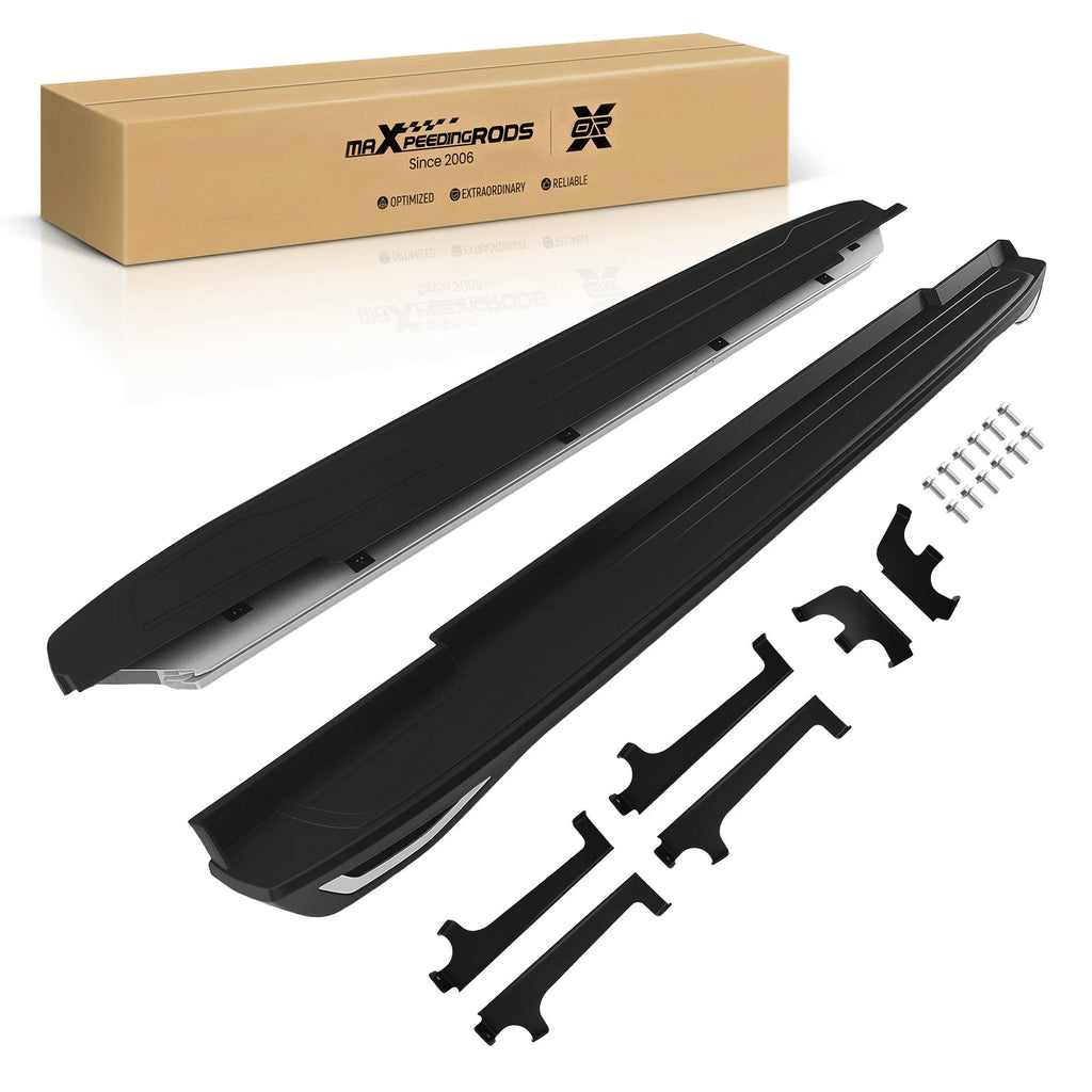Running Boards for Acura RDX (2019–2025) Heavy Duty Black Nerf Bars