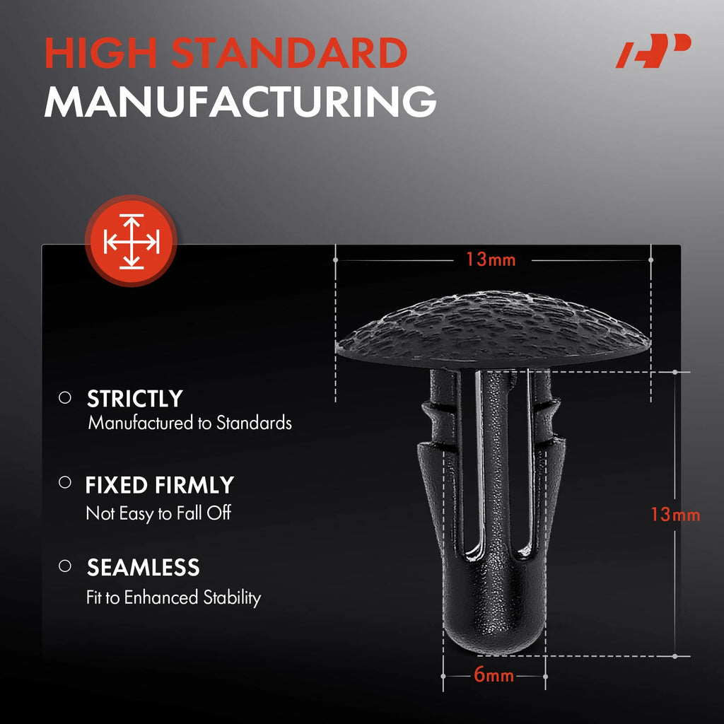 50x Nylon Retaining Clip Fender Splash Shield for Nissan