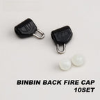 10X Fishing Float Sliders with Glow Beads - Stainless Steel & PVC