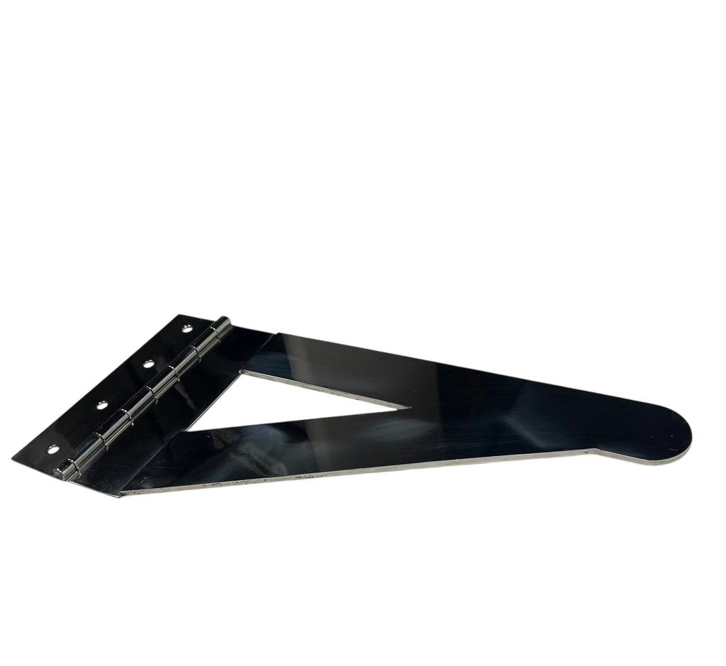 Stainless Steel Hinge for Custom Applications (4 Hole Mounting, Polished Finish)