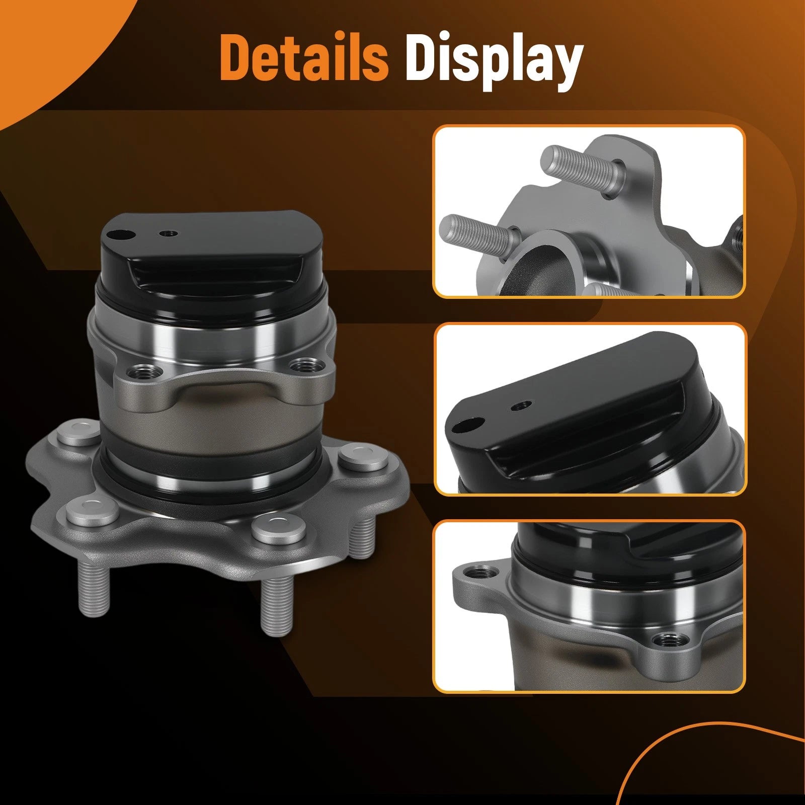 Rear LH RH Wheel Hub Bearing for Nissan Rogue FWD (2014–2019) 512534 HA590565
