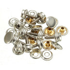 Boat Screw Kit 30pcs Snap Fastener Stainless Steel Awnings Cap Screw Kit