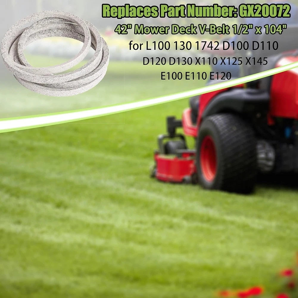 12 Inch Replacement Drive Belt for Lawn Mowers (GX20072, GY20570)