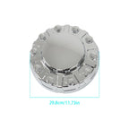Set of 2 Front Wheel Center Caps Chrome for Dodge Ram 4500 5500 (2019–2021)