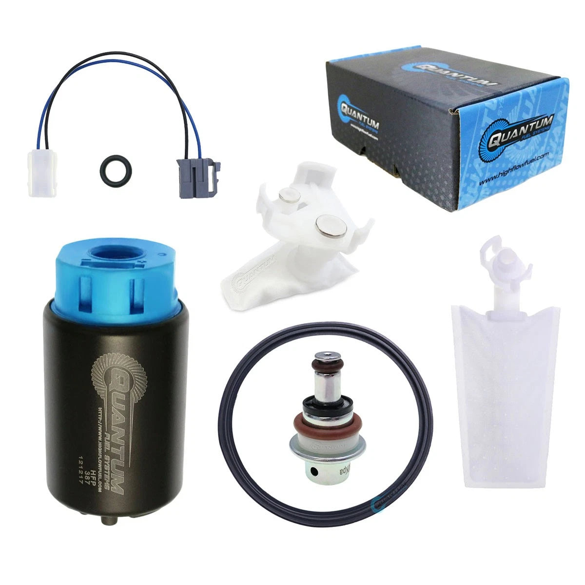 QFS Fuel Pump + Regulator + Tank Seal for Yamaha Grizzly 550 700 (2007–2016)