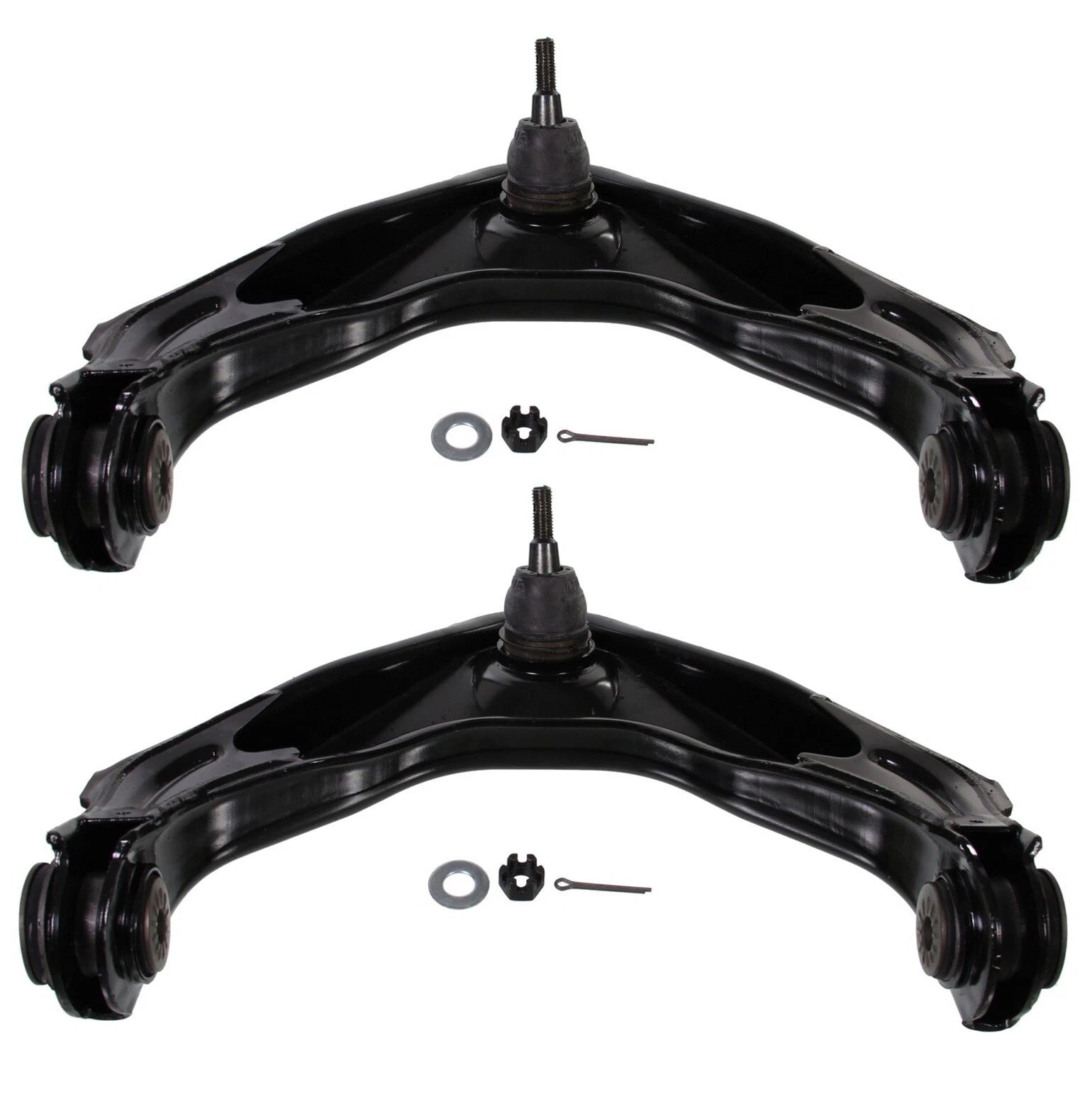 Set of 2 Front Upper Control Arm Ball Joint Assemblies for Chevy GMC (4WD)