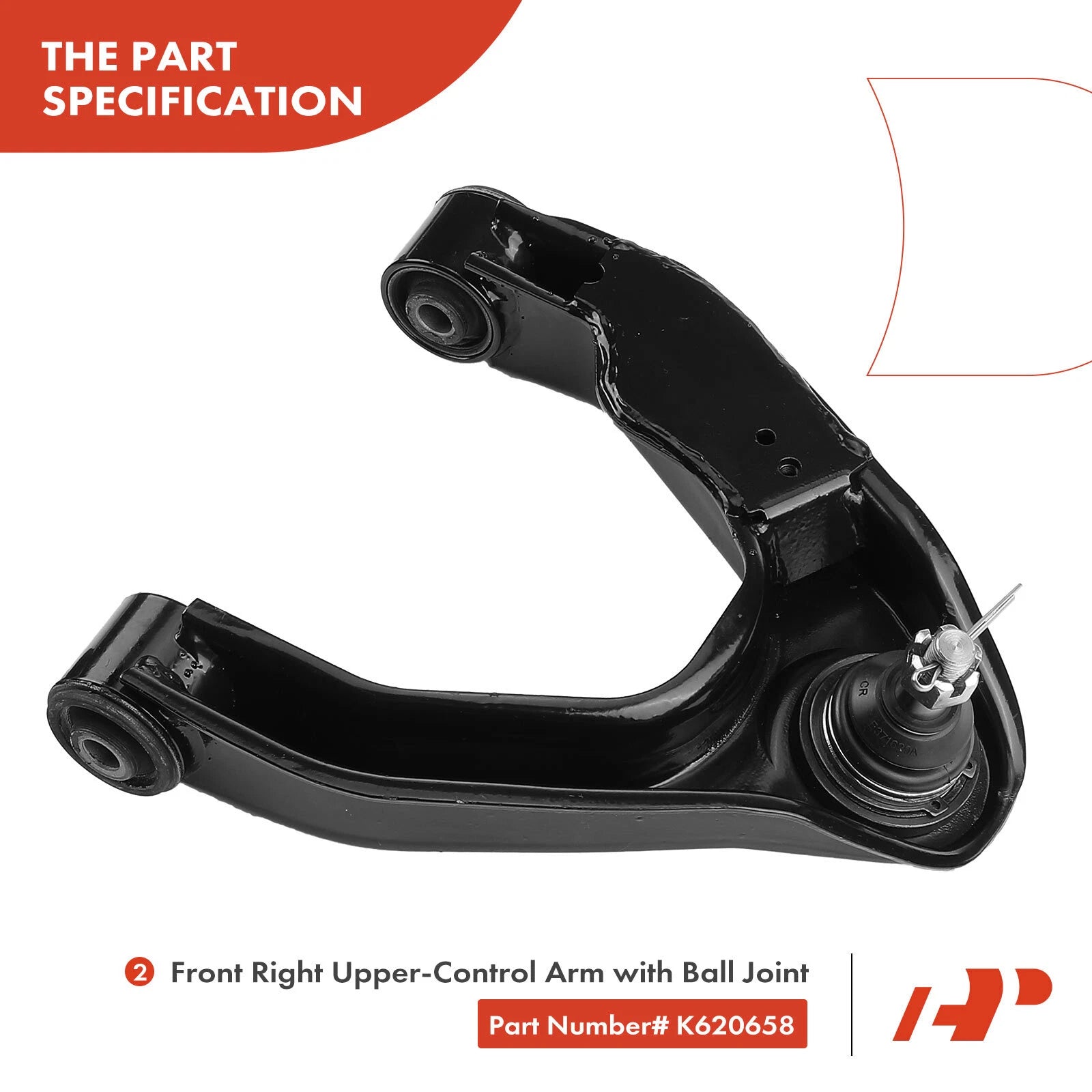 6x Front Upper Control Arm Ball Joint Tie Rod End for Nissan Frontier (2005–2023)