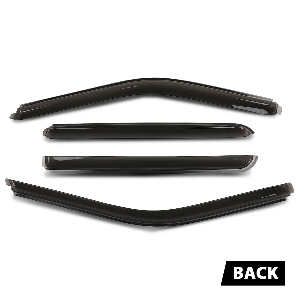 In-Channel Rain Guards for Ford F150 SuperCrew (2015–2024)
