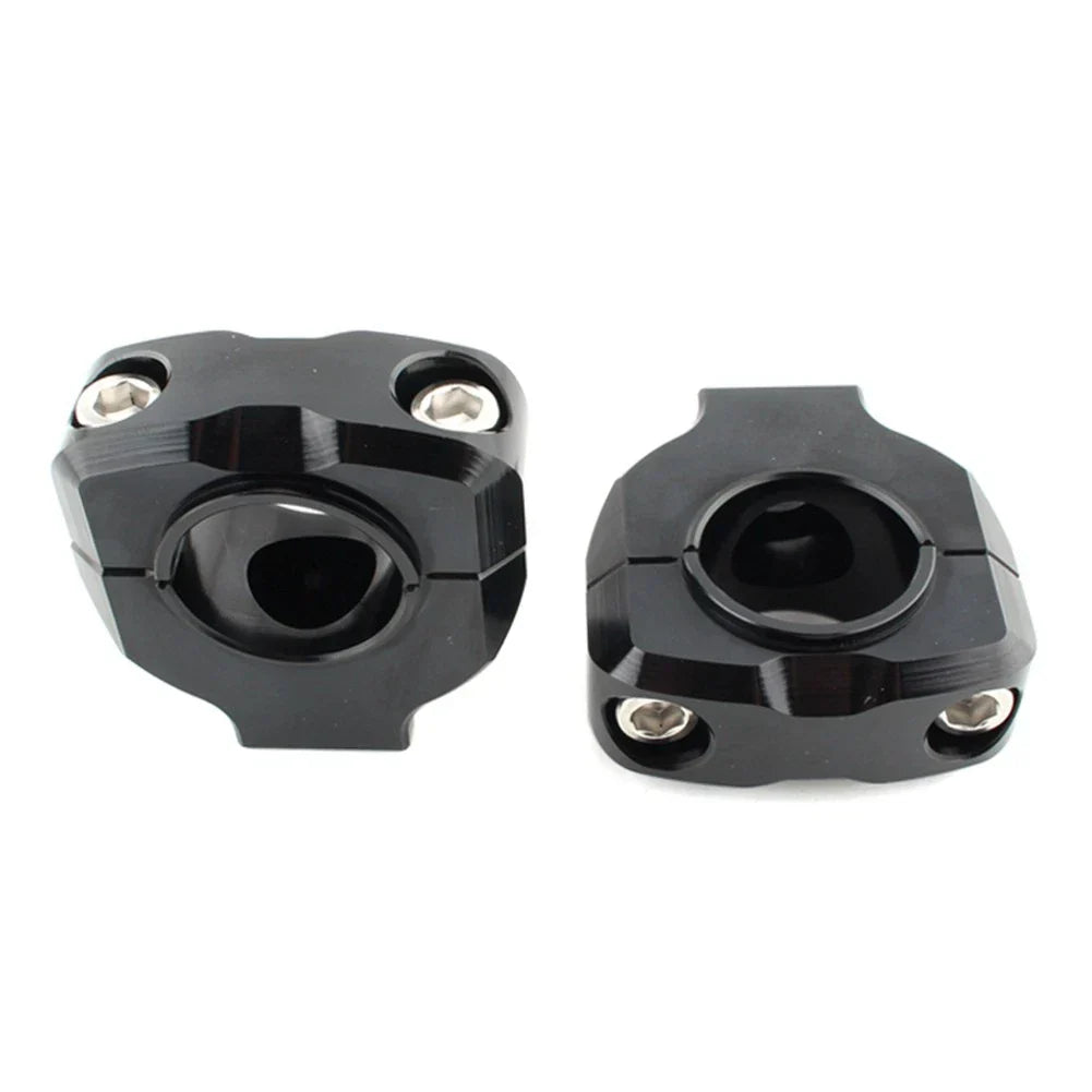 28mm CNC Motorcycle Universal Handlebar Fat Bar Riser Mount Clamp
