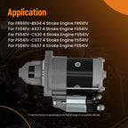 Starter Motor 12V 10T for FS651V FT730V FX730V (4-Stroke Engine) 21163-0754