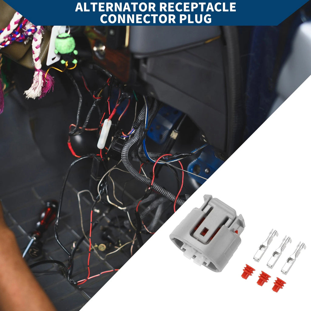 3 Pin Alternator Receptacle Connector Plug for Toyota 