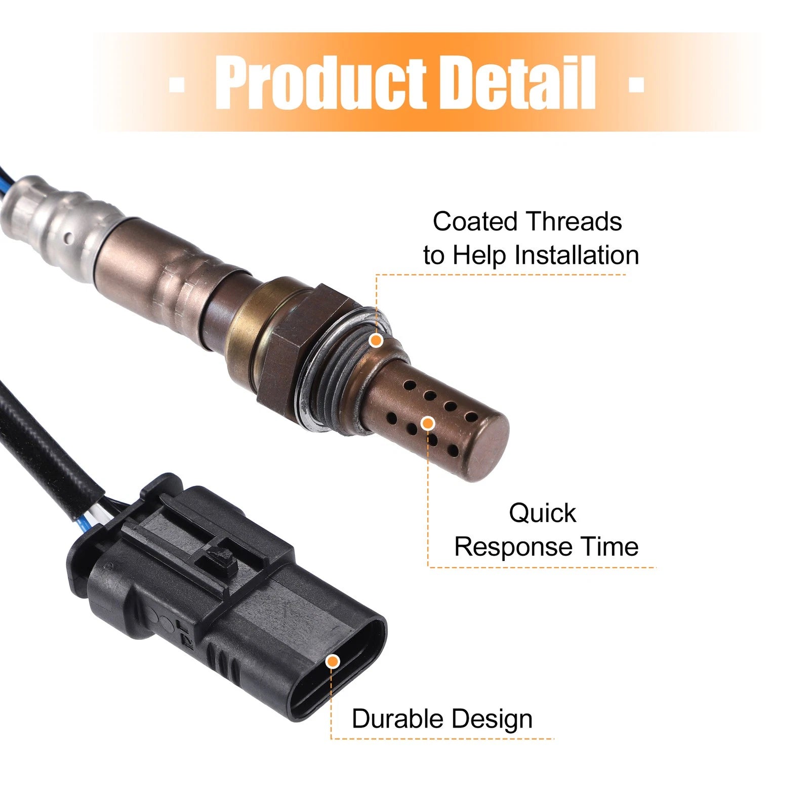Oxygen Sensor Set of 2 for GMC Canyon (2015–2022) No. 12627139/12643707