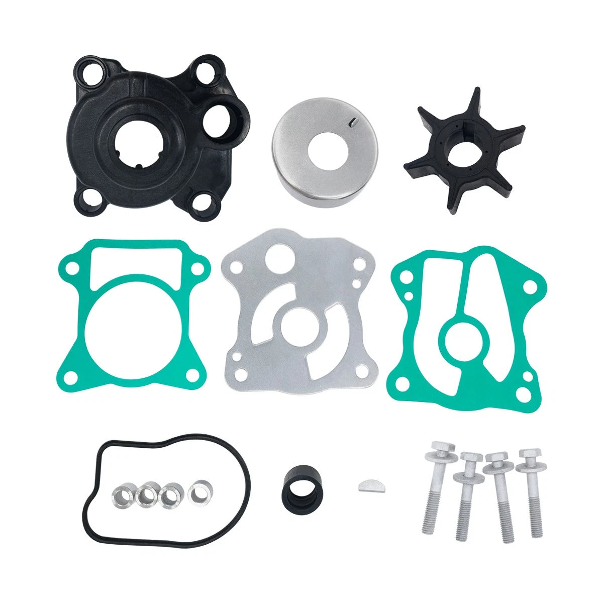 Water Pump Impeller Kit for Honda 25 30 HP Outboard Engine (06193-ZV7-020, 18-3281)
