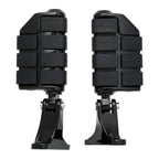 Black Rear Passenger Footpegs for Harley Touring (1993-2025)