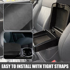 Center Console Cover Armrest Pad for Honda Ridgeline (2006–2014) Faux Leather Black