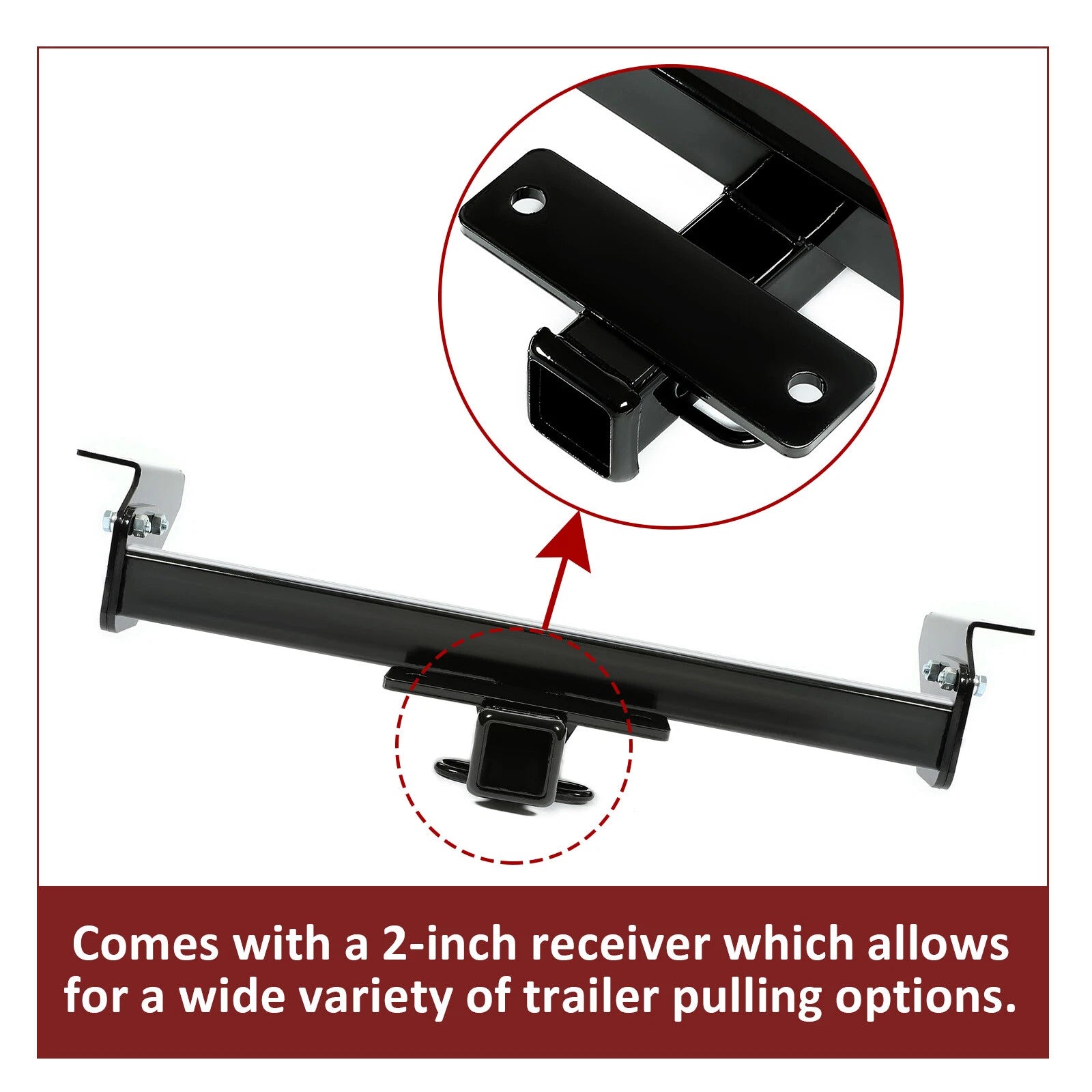 Class 4 Rear Bumper Trailer Hitch for Toyota Tacoma (2016–2023)