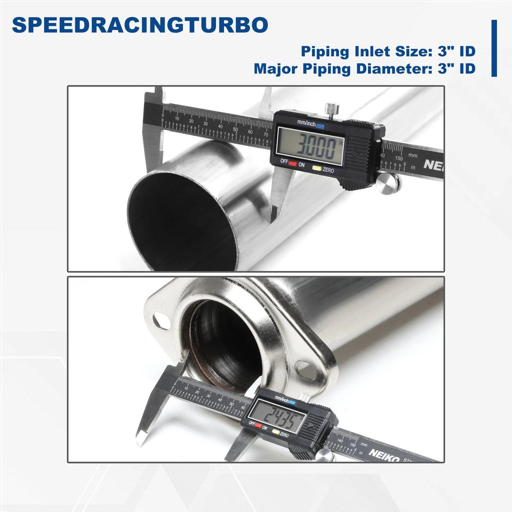 3" Stainless Steel Exhaust Cat Back System for Ford F150 2011–2014 3.5L V6