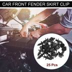 25 Pcs Front Fender Skirt Clip for Ford Escape (2008–2012) & Explorer (2002–2010)