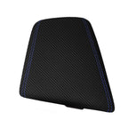 Console Lid Armrest Cover for Acura TLX (2021–2023) Blue Stitch PVC Carbon