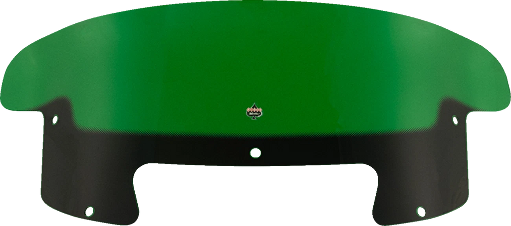 Klock Werks Kolor Flare Windshield 8" Green for Indian KWW-04-0630
