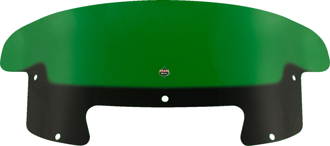Klock Werks Kolor Flare Windshield 8" Green for Indian KWW-04-0630