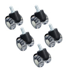 Set of 5 Heavy Duty 2" Swivel Wheels for Office Chair