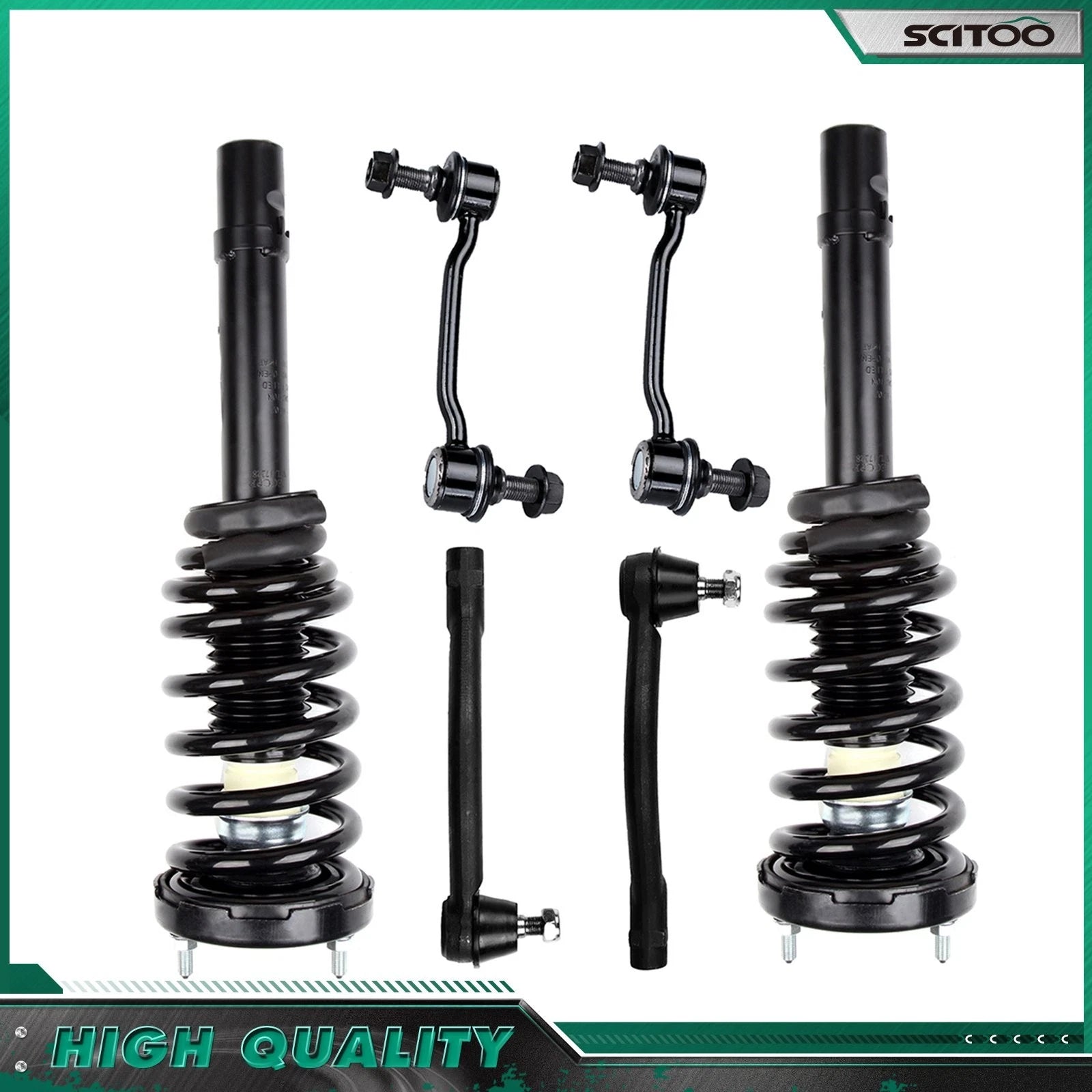 Front Complete Strut Sway Bar Kit for Hyundai Azera Sonata (2006–2011)