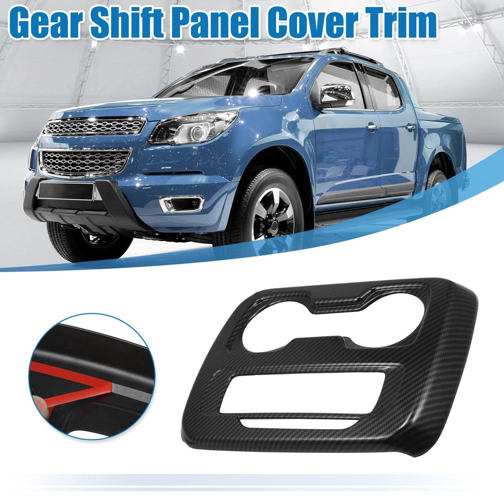 Black Central Control Gear Shift Panel Cover for Chevrolet Colorado (2015–2022)