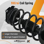 Set of 2 Front Strut Spring Assemblies for Ford Edge Lincoln MKX (2011–2015)