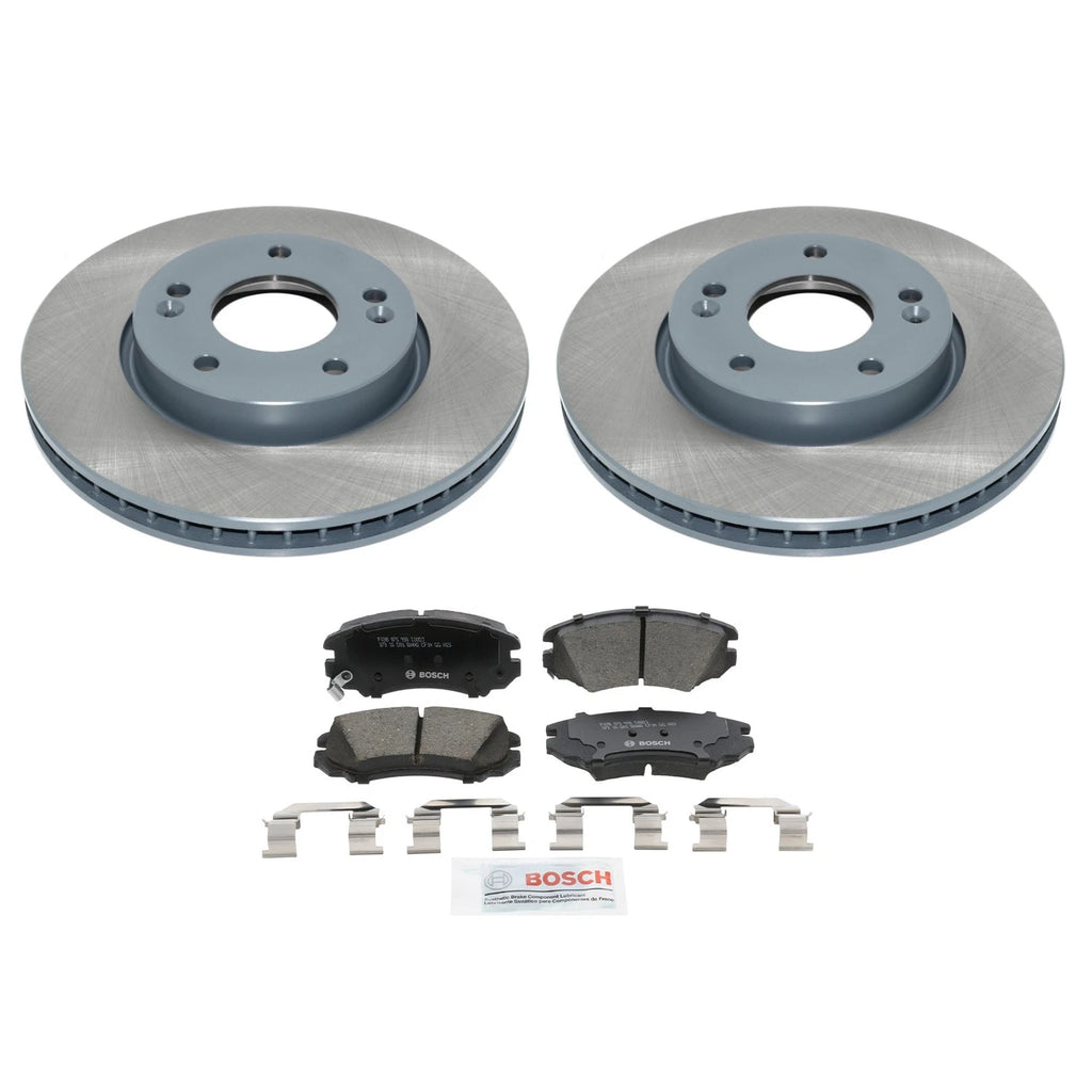DuraGo Front Rotors & Bosch QuietCast Pads Kit for Kia Soul (2014–2019)