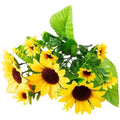 Artificial Sunflower Bouquet 13 Heads with Silk Stems
