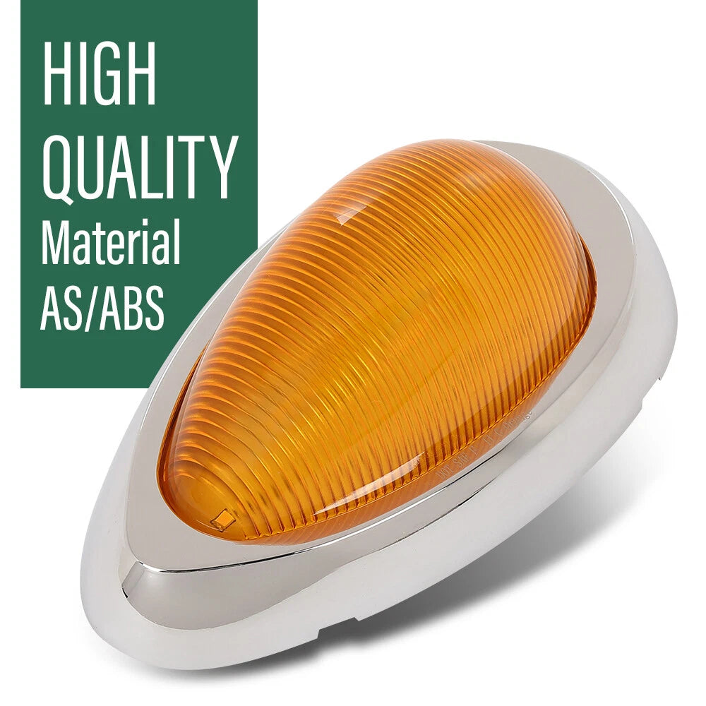 LED Side Marker Turn Signal Lights for Freightliner Sleeper Cab Trucks