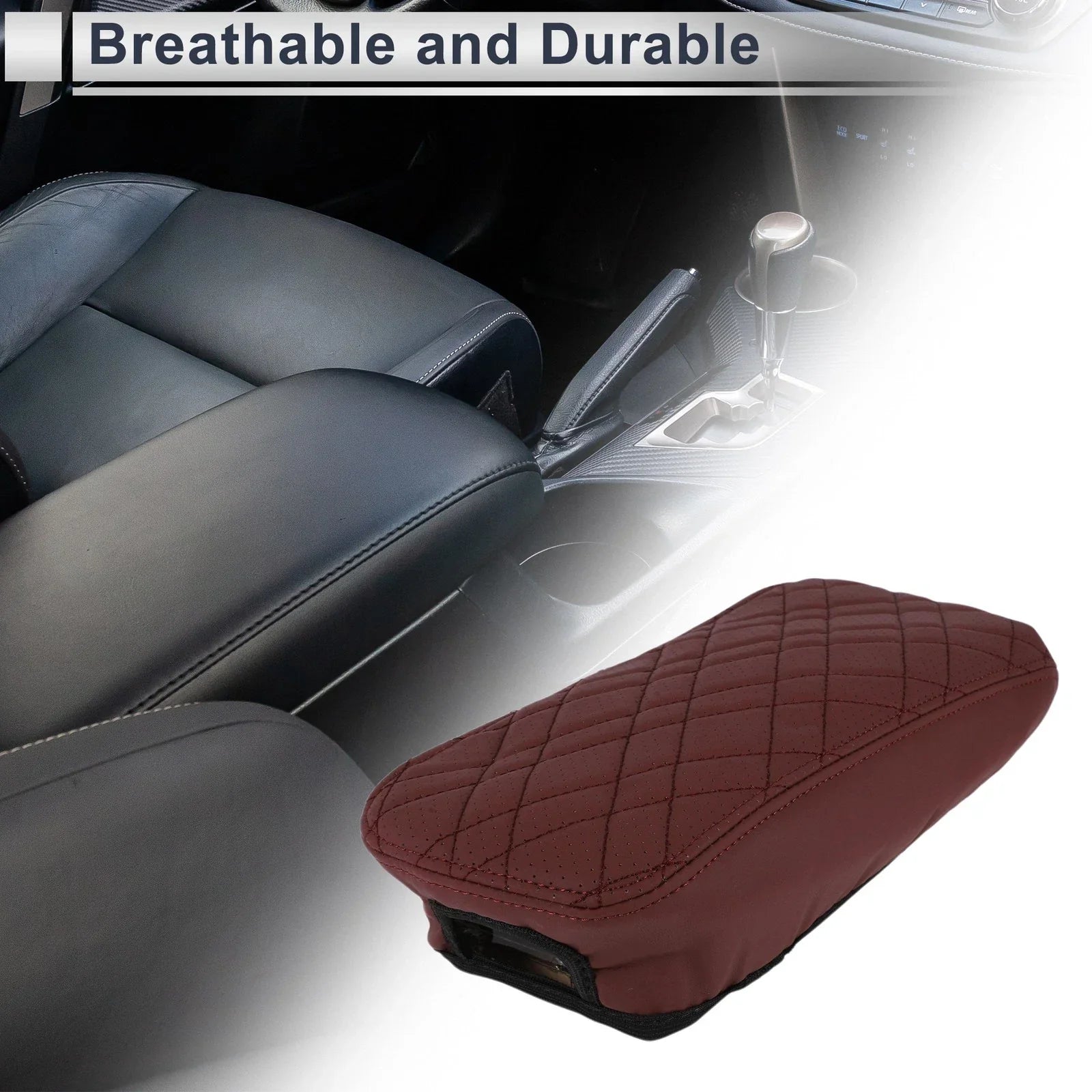Center Console Cover for BMW 2 Series (2017-2023) Wine Red