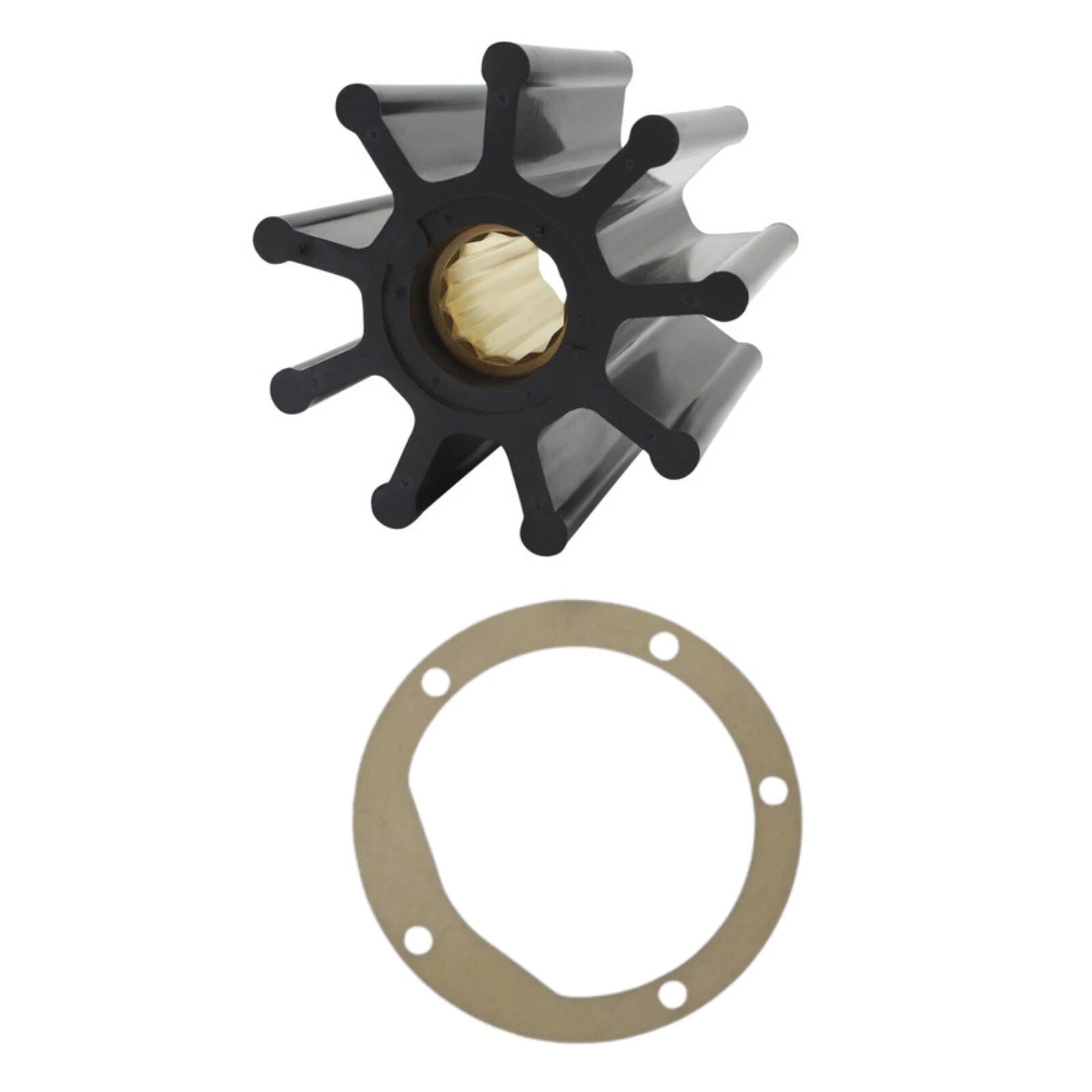 Water Pump Impeller Kit 09-802B 6760-0001 18-3304 for Johnson Jabsco (N/A)